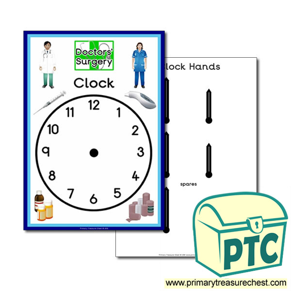 Doctors' Surgery Themed Clock