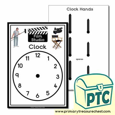 Film Studio Role Play Clock