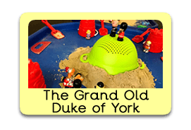 Grand Old Duke of York Themed Tuff Trays for Toddlers-EYFS Children - Learning Through Play Sessions