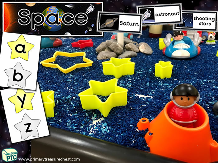 SPACE Tuff Tray Ideas Early Years / Nursery / Primary