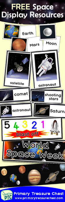 FREE Space Themed Teaching Resources