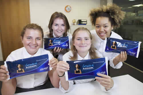 ALWAYS & TAMPAX ‘ABOUT YOU’
