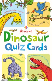 Dinosaur quiz cards