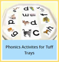 Phonics Activities Tuff Trays