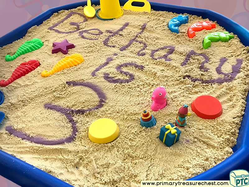 Birthday - Under The Sea Themed Small World - Multi-sensory - Sand Tuff Tray Ideas and Activities
