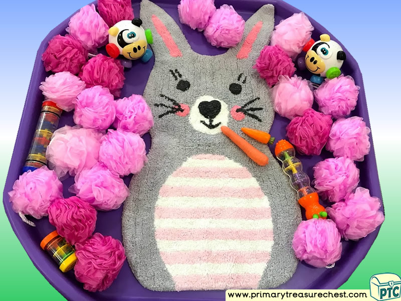Farm - Farm Animals - Easter Bunny - Rabbit Themed Sensory Toys Multi-sensory Sponges Tuff Tray Ideas and Activities 