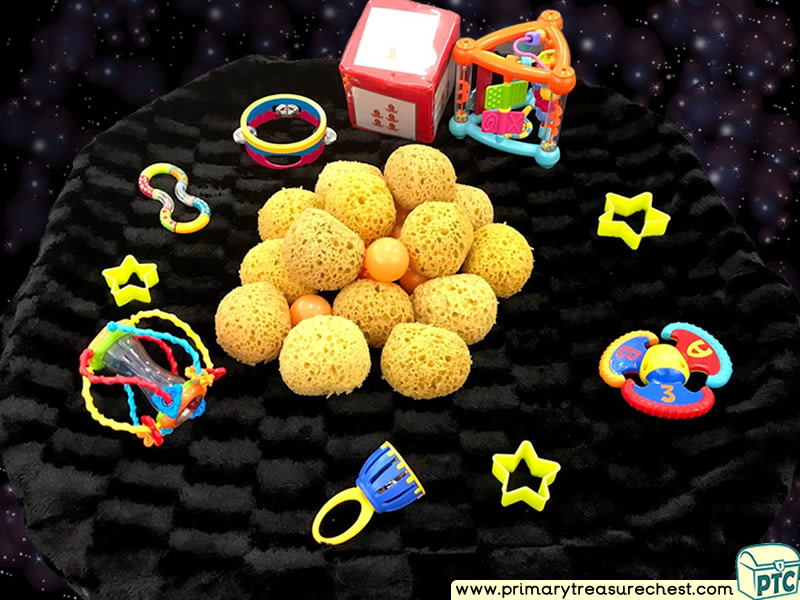 Space - Astronauts - Planet - Alien Themed Sensory Toys Multi-sensory Tuff Tray Ideas and Activities