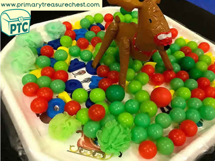 Reindeer Number Activity Role Play Sensory Play Tuff Tray Ideas Early Years / Nursery / Primary
