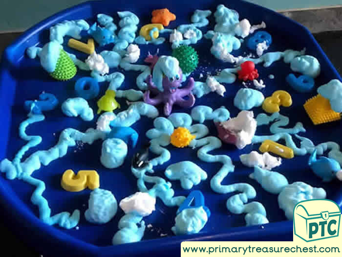 Crazy Soap UNDER THE SEA Octopus Tuff Tray -EYFS Children