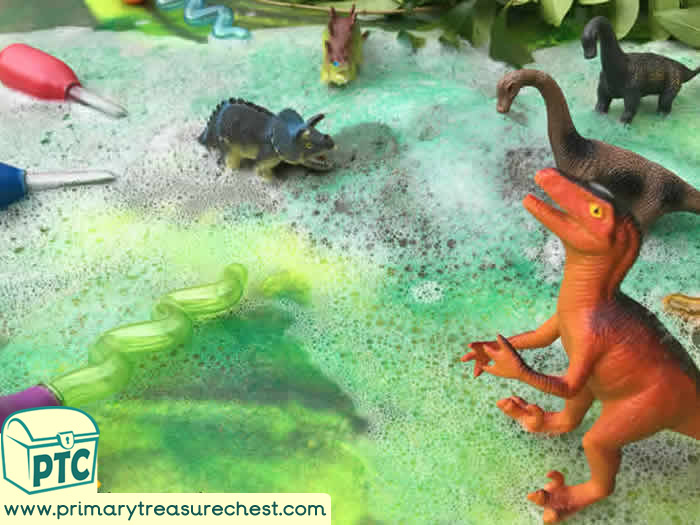 Dinosaur Tuff Tray Small World Scene