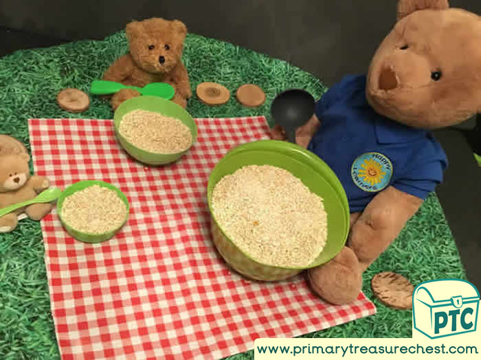 Teddy Bears Picnic - Animal Themed Tuff Tray for Toddlers-EYFS Children 
