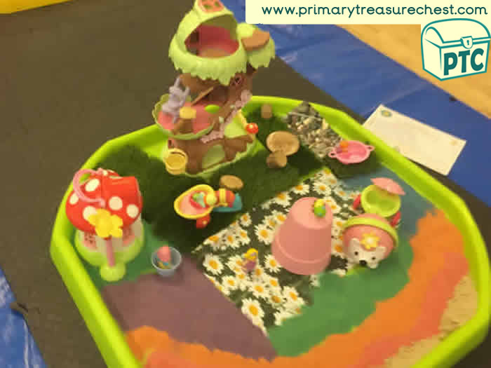Fantasy-Forest-Mushroom  Themed Tuff Tray for Toddlers-EYFS Children