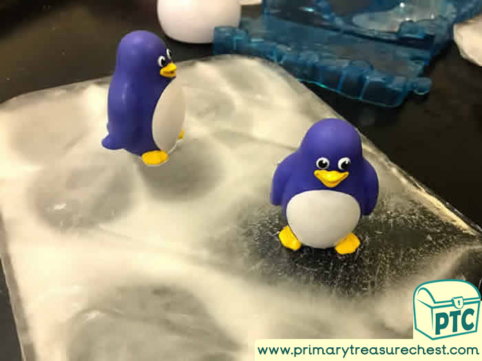 ICE Penguin tuff tray for Toddlers-EYFS Children 