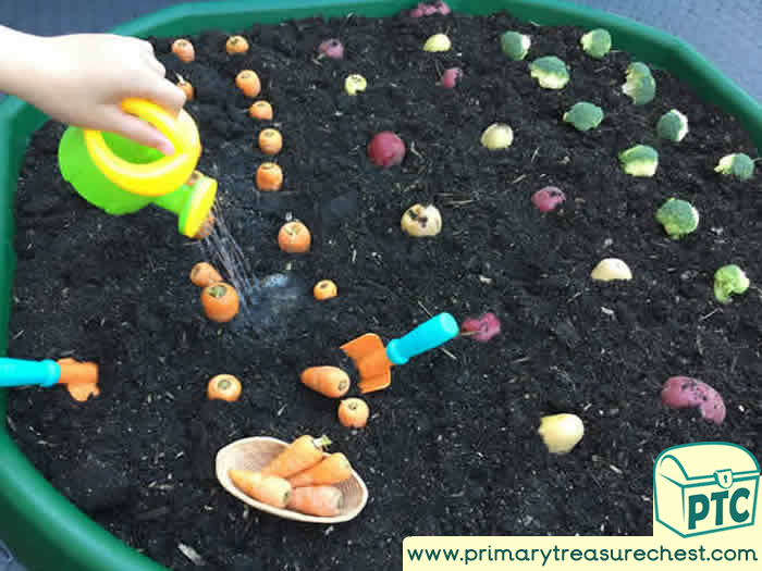 Fun on the Farm Tuff Tray Small World Scene for Toddlers-EYFS Children