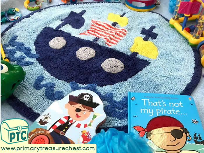 Pirates themed Sensory musical play - Tuff Tray Ideas Early Years – Tuff Spot Ideas / Nursery / Primary