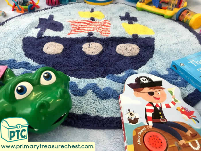 Pirates themed Sensory musical play - Tuff Tray Ideas Early Years – Tuff Spot Ideas / Nursery / Primary