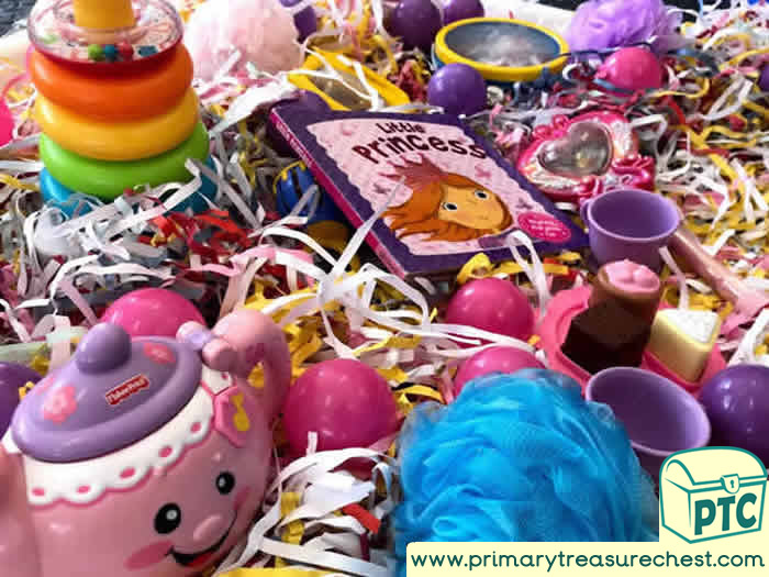 Princess Party Sensory Paper - Role Play Sensory Play - Tuff Tray Ideas Early Years – Tuff Spot / Nursery / Primary
