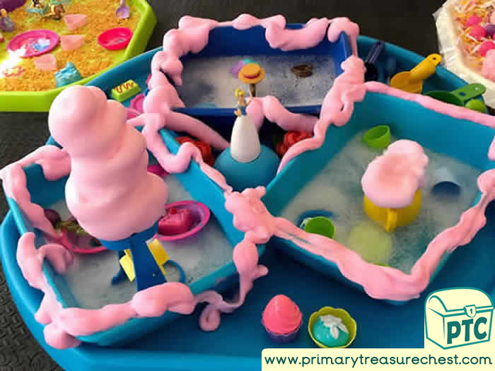 Princess Party Tea Party Water Play - Role Play Sensory Play - Tuff Tray Ideas Early Years – Tuff Spot / Nursery / Primary