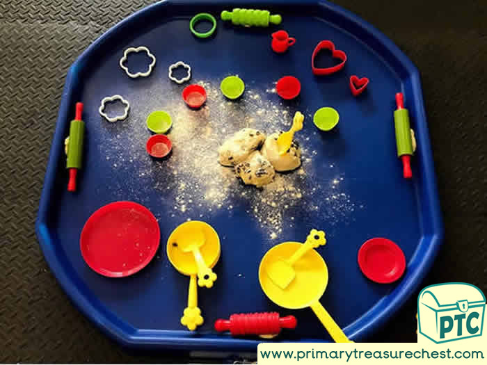 St David's Day Tuff Tray Small World Scene for Toddlers-EYFS Children