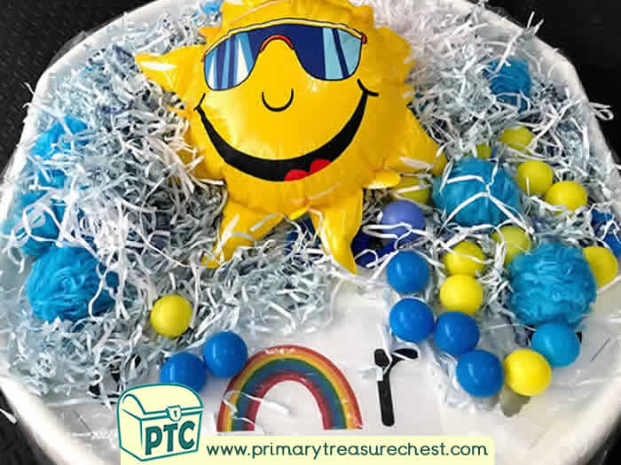 Weather themed sensory phonics  Activity ideas - Role Play  Sensory Play - Tuff Tray Ideas Early Years – Tuff Spot / Nursery / Primary