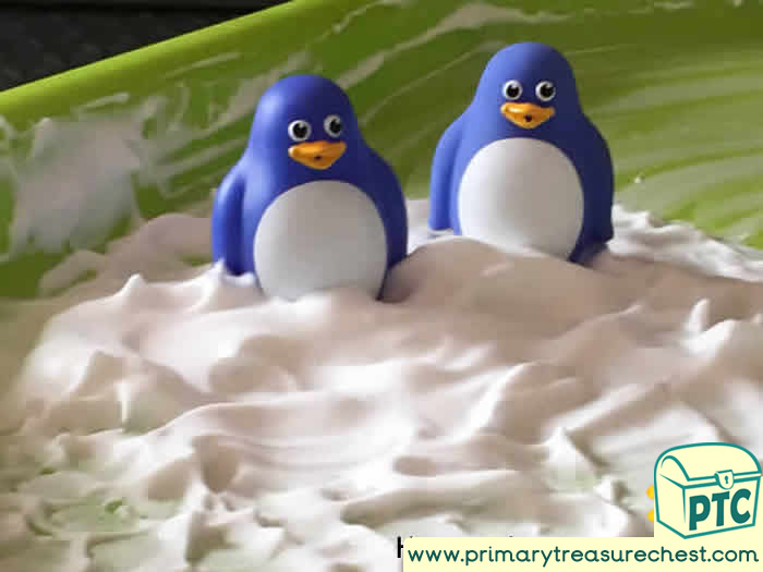 Penguins - Animal Themed Tuff Tray for Toddlers-EYFS Children 