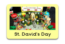 Saint Davids Day Themed Tuff Trays for Toddlers-EYFS Children - Learning Through Play Sessions