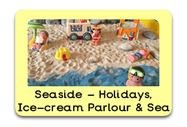 Super Seaside Themed Tuff Trays for Toddlers-EYFS Children - Learning Through Play Sessions