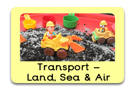 Terrific Transport Themed Tuff Trays for Toddlers-EYFS Children - Learning Through Play Sessions