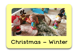 Winter Wonderland Themed Tuff Trays for Toddlers-EYFS Children - Learning Through Play Sessions