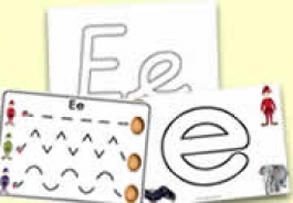 'e' Themed Activities