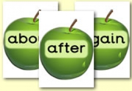 Years 1 and 2 Apple Themed HF Words