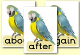 Years 1 and 2 Parrot Themed HF Words