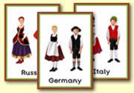 Traditional Clothes / Costumes Themed Resources