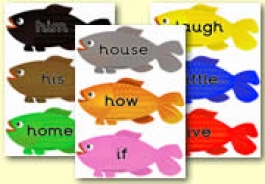 Years 1 and 2 Fish Themed HF Words