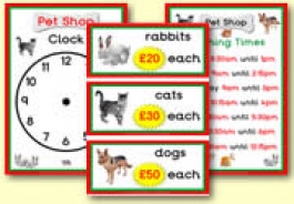 Pet Shop Role Play Resources