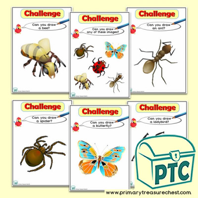 Minibeasts Themed ICT Challenge Cards
