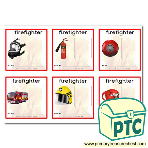 Firefighter labels / ID badges