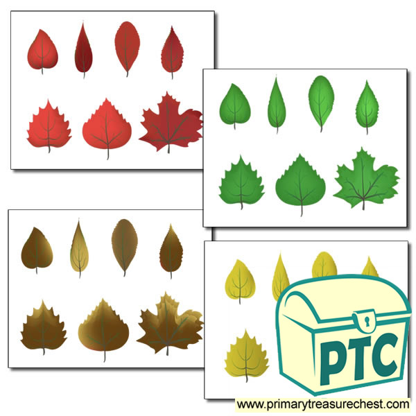 Autumn leaves Storyboard / Cut & Stick