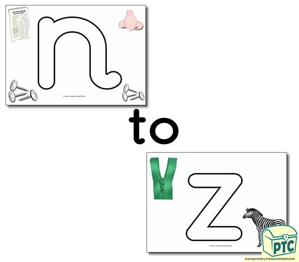 Alphabet (n-z) with images