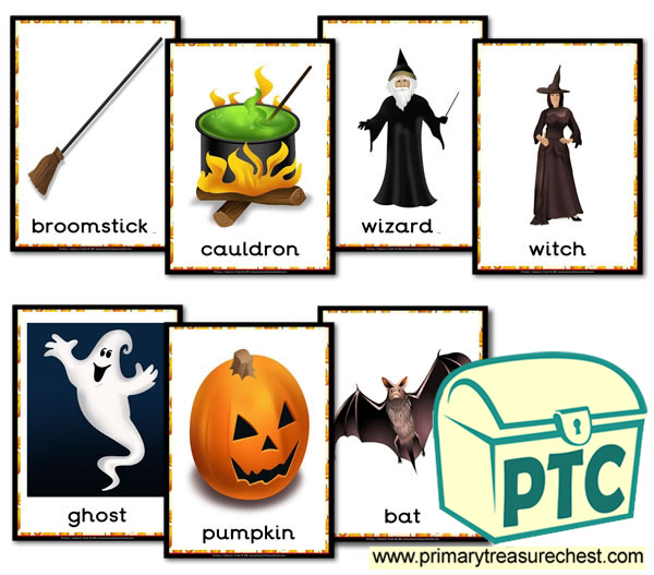 Halloween Posters - Primary Treasure Chest