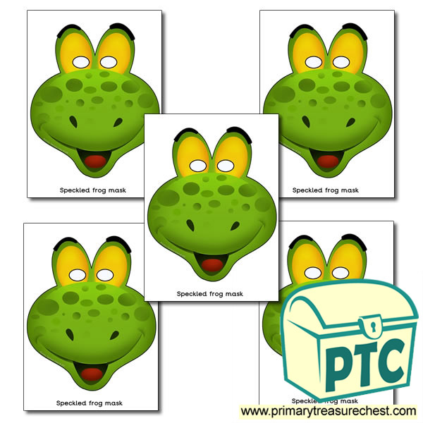 5 Speckled Frogs Role Play Masks 