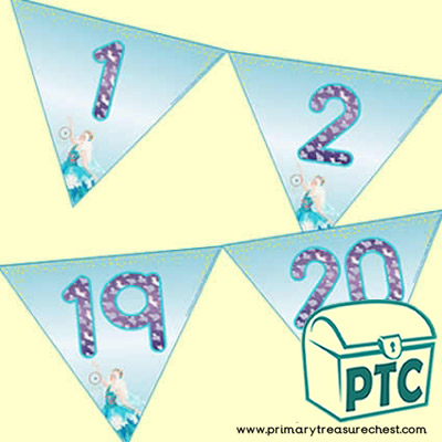 Serenity Themed Numbers 0 to 20 Bunting