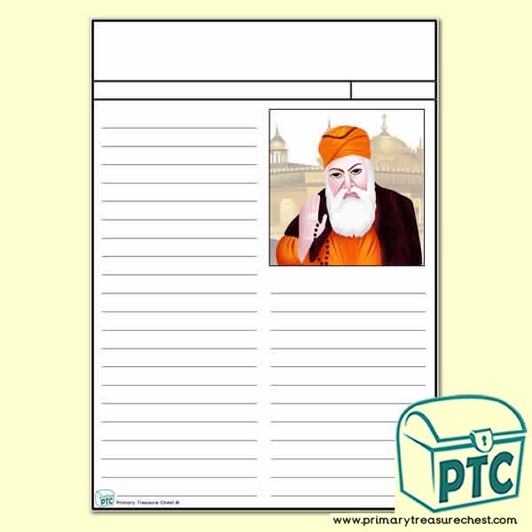 Guru Nanak Newspaper Worksheet