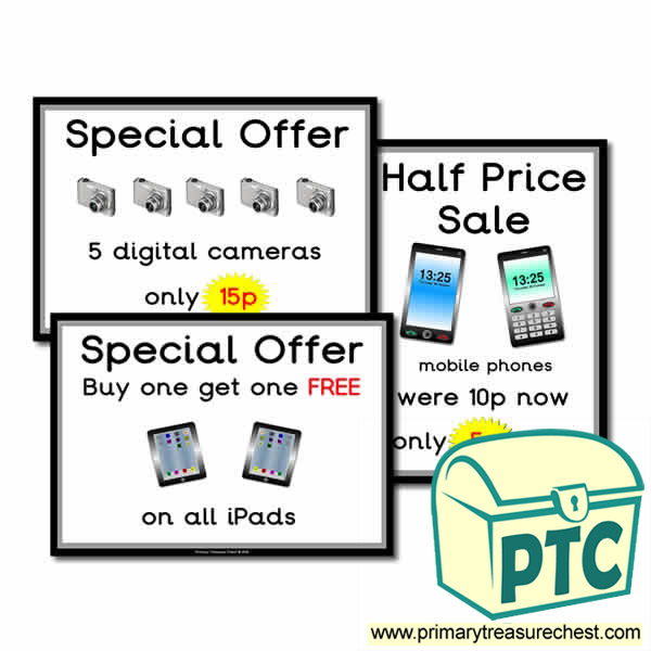Role Play Electrical Shop Special Offers (1-20p)