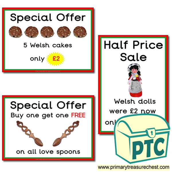 Welsh Gift Shop Special Offers (21p-£99)