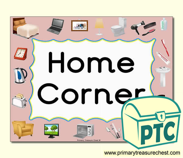 Home Corner Area Classroom Sign