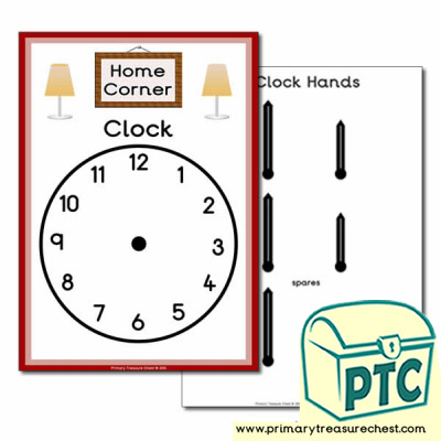 Home Corner Role Play Clock