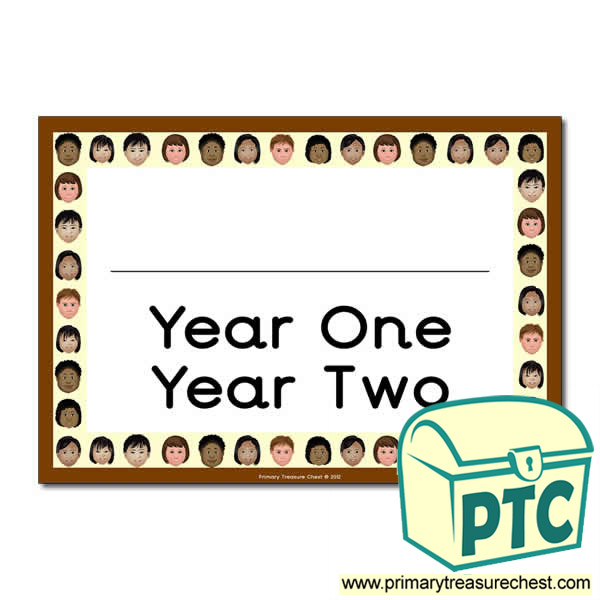 Year One Year Two Classroom Door Sign