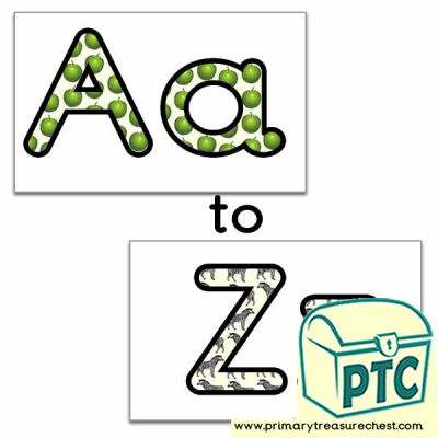 Alphabet (Phonic Sounds)  themed Display Lettering