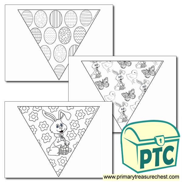 Easter Colouring Bunting